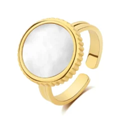 Pixies BijouxBague femme Pixies Bijoux Coco - PRA0003-1MOP Acier