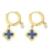 Pixies BijouxBoucles oreilles Pixies Bijoux - PEH0011-1LAZ Acier Bleu