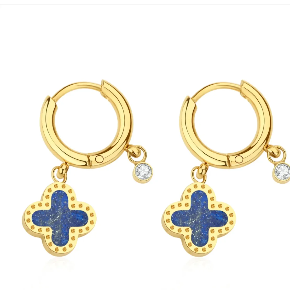 Pixies BijouxBoucles oreilles Pixies Bijoux - PEH0011-1LAZ Acier Bleu