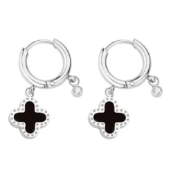Pixies BijouxBoucles oreilles Pixies Bijoux - PEH0011-2BKO Acier Noir
