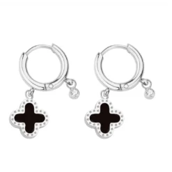 Pixies BijouxBoucles oreilles Pixies Bijoux - PEH0011-2BKO Acier Noir