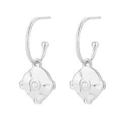 Pixies BijouxBoucles oreilles Pixies Bijoux - PEH0023-2PRL Acier Blanc