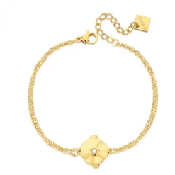 Pixies BijouxBracelet Femme Pixies Bijoux - PBM0023-1PRL Acier Blanc