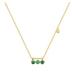 Pixies BijouxCollier Femme Pixies Bijoux - PNS0034-1MAL Acier Vert