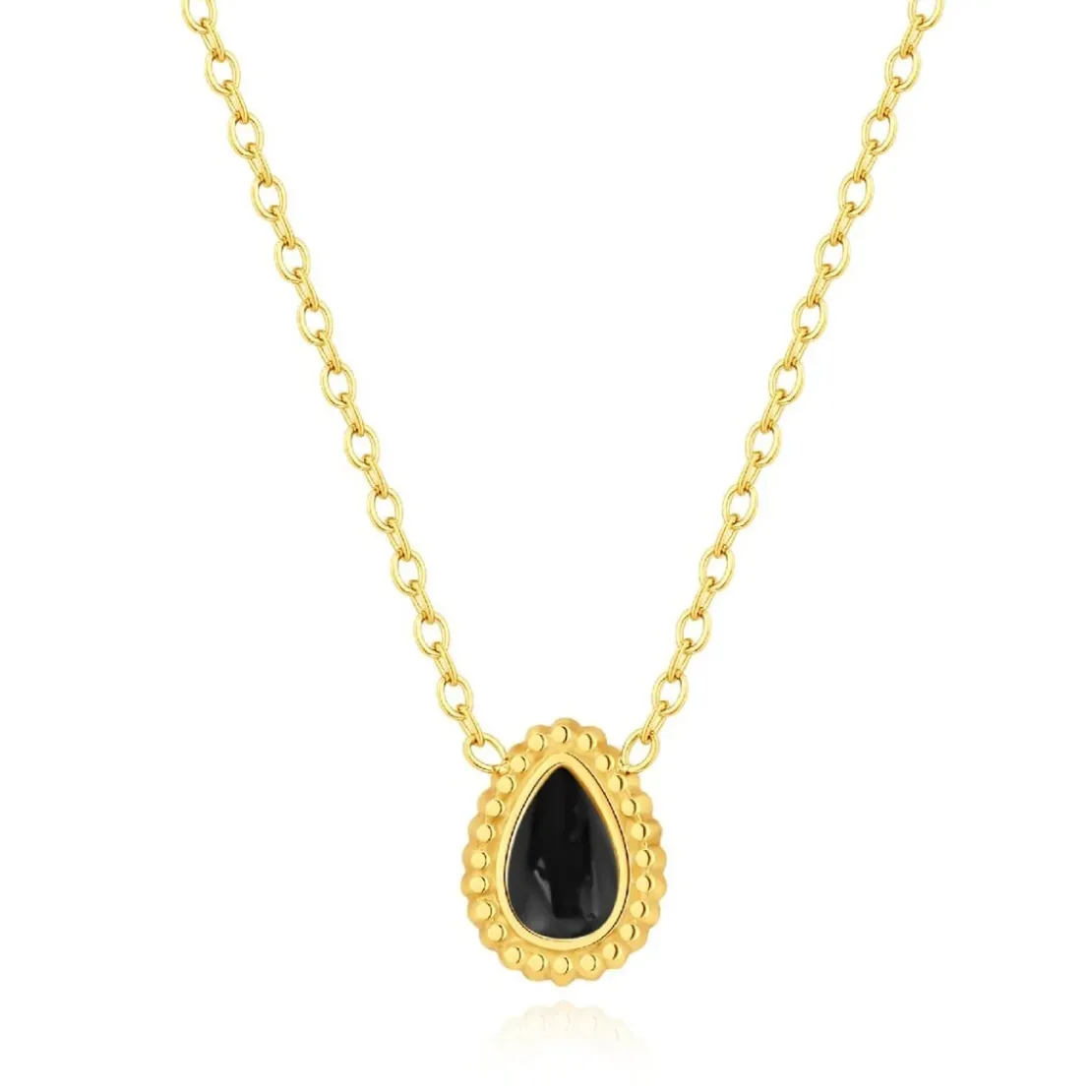 Pixies BijouxCollier Femme Pixies Bijoux - PNS0019-1BKO Acier Noir