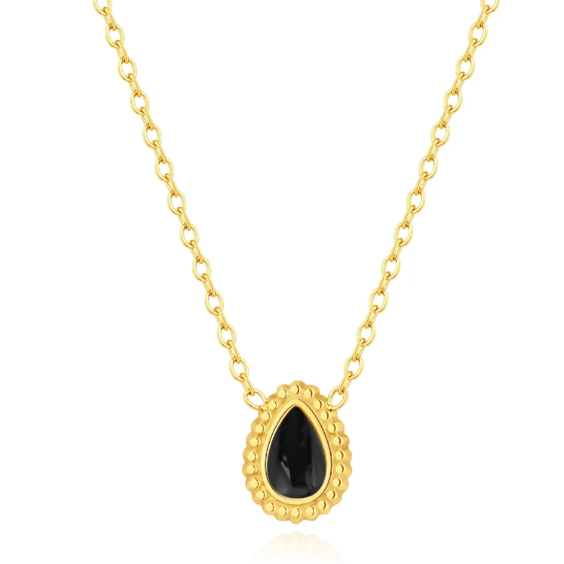Pixies BijouxCollier Femme Pixies Bijoux - PNS0019-1BKO Acier Noir