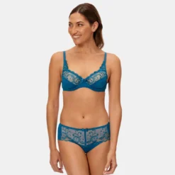 PlaytexCulotte Midi - Bleu- ESSENTIAL ELEGANCE BRODERIE