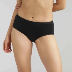PlaytexCulottes Classiques bio - Noire Playtex en coton- COTTON BIO
