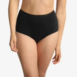 PlaytexLot de 2 Culottes classiques bio - Noires en coton- COTTON BIO