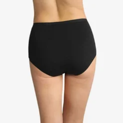 PlaytexLot de 2 Culottes classiques bio - Noires en coton- COTTON BIO