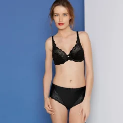 PlaytexSoutien-gorge avec armatures en dentelle Flower Elegance Playtex - Noir