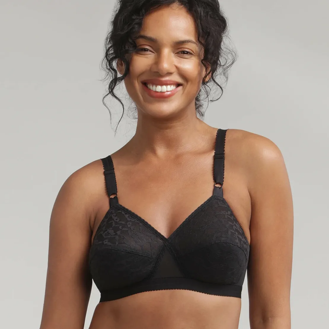 PlaytexSoutien Gorge Emboitant - Noir- CŒUR CROISE CLASSIQUE