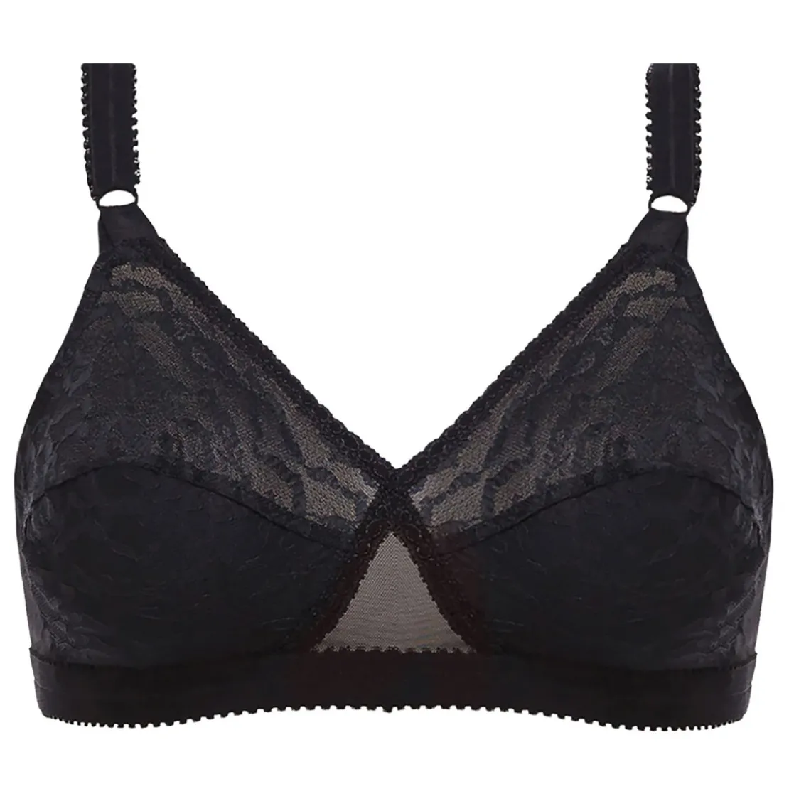 PlaytexSoutien Gorge Emboitant - Noir- CŒUR CROISE CLASSIQUE