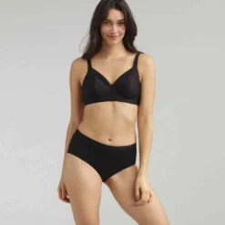 PlaytexSoutien-gorge emboitant sans armaturesFeel Good Support Micro NOIR Playtex en coton- FEEL GOOD SUPPORT MICRO