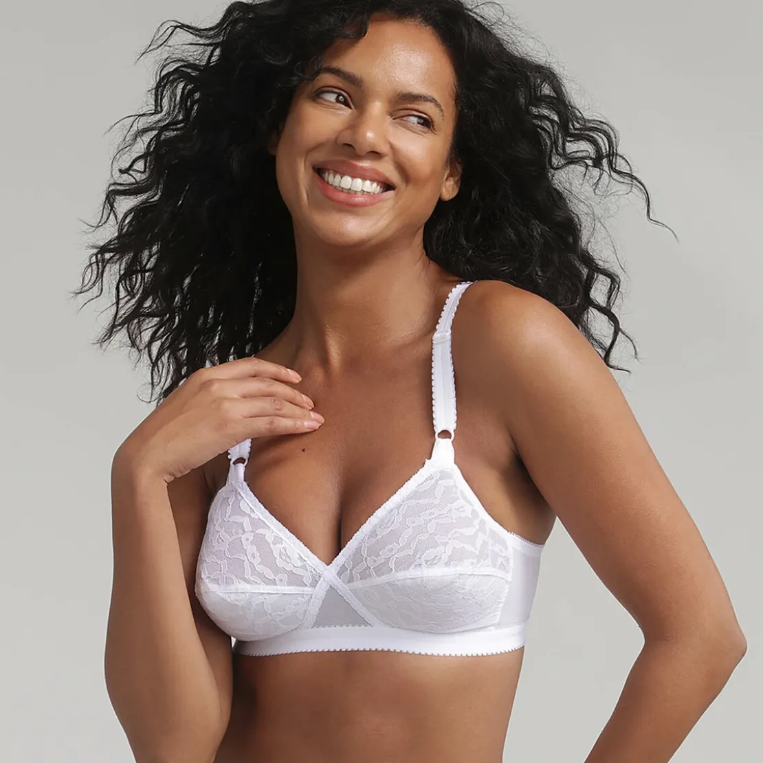 PlaytexSoutien Gorge Emboitant - Blanc- CŒUR CROISE CLASSIQUE