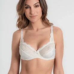 PlaytexSoutien-gorge emboitant armatures blanc - Flower Elegance Playtex- Flower élégance Micro