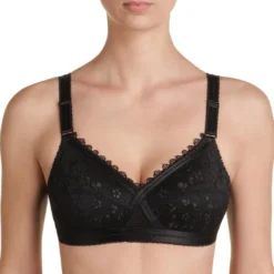 PlaytexSoutien-Gorge Sans Armatures Noir - Coeur croisé Playtex- Coeur Croisé Féminin