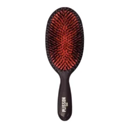 PlissonBrosse En Poils De Sanglier Et Nylon PM - Noire