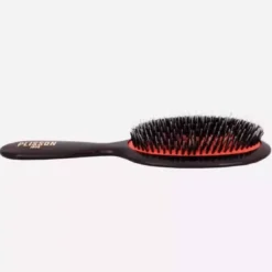 PlissonBrosse En Poils De Sanglier Et Nylon PM - Noire