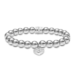 Police BijouxBracelet Homme Police Bijoux TALISMAN - Acier Argent