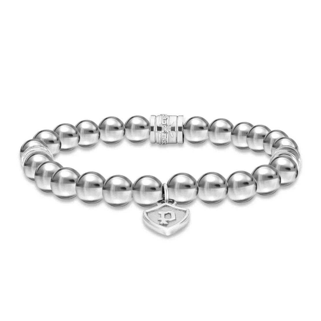 Police BijouxBracelet Homme Police Bijoux TALISMAN - Acier Argent