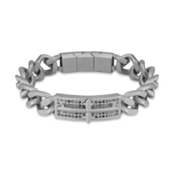 Police BijouxBracelet Homme Police Bijoux VIGOR - Acier Argent