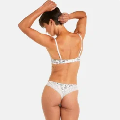 Pomm PoireSoutien-gorge ampliforme coque moulée ivoire Apologie multicolore