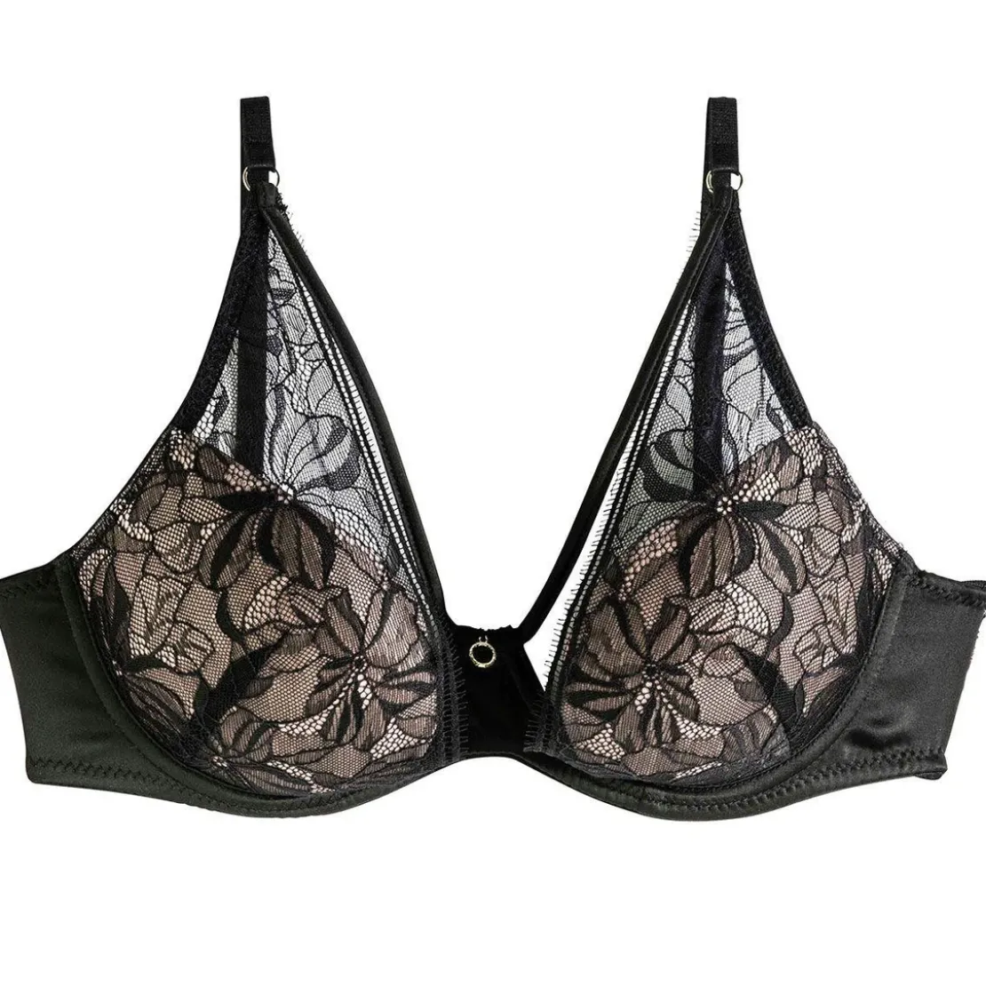 Pomm PoireSoutien-gorge ampliforme coque moulée noir Dédale- Dédale