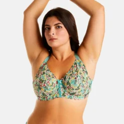 Pomm PoireSoutien-gorge à armatures turquoise/jaune Elena bleu