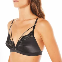 Pomm PoireSoutien-gorge bandeau sans armatures - Noir- EFFRONTEE