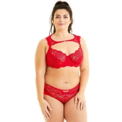 Pomm PoireSoutien-gorge Emboîtant Armatures - Rouge- FAHRENHEIT