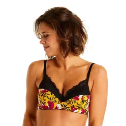 Pomm PoireSoutien-gorge sans armatures coque souple jaune Shaker