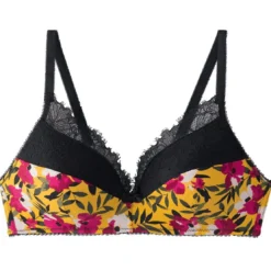 Pomm PoireSoutien-gorge sans armatures coque souple jaune Shaker