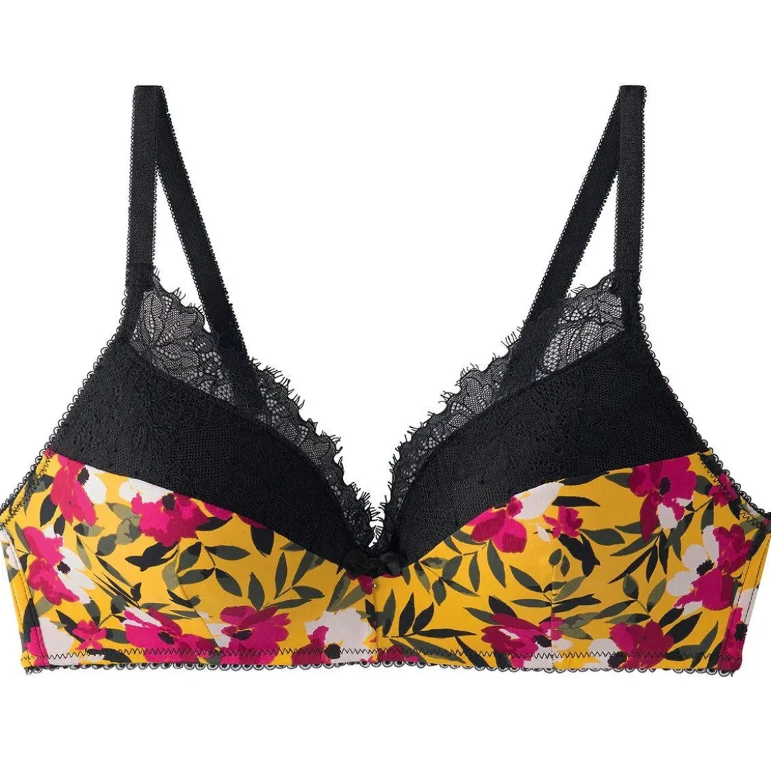 Pomm PoireSoutien-gorge sans armatures coque souple jaune Shaker