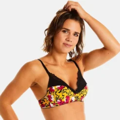 Pomm PoireSoutien-gorge sans armatures coque souple jaune Shaker