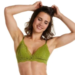 Pomm PoireSoutien-gorge souple vert Fougère