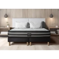 Prestige literieEnsemble Exclusive double sommier noir