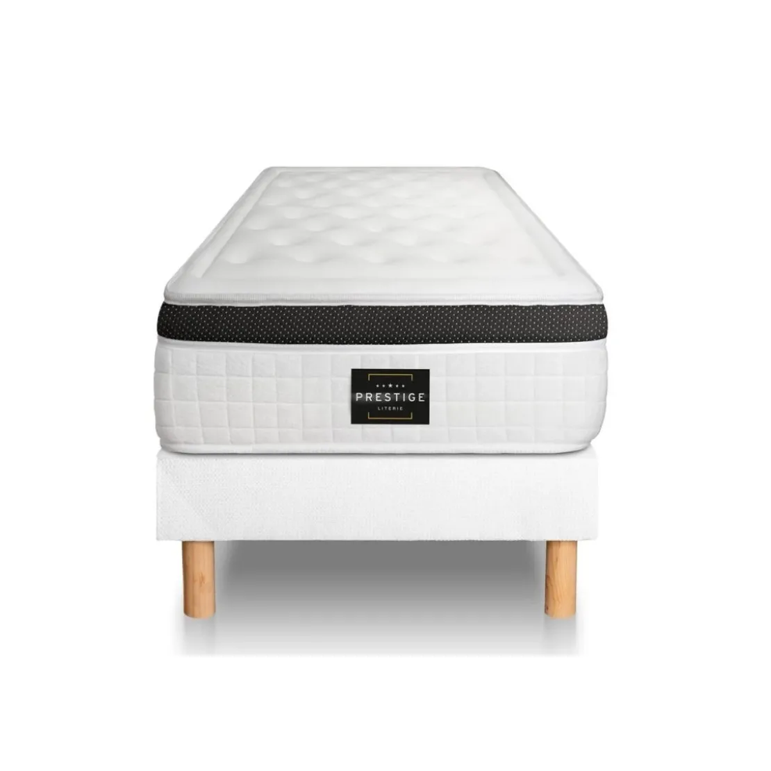 Prestige literieEnsemble Privilège sommier Kit Blanc