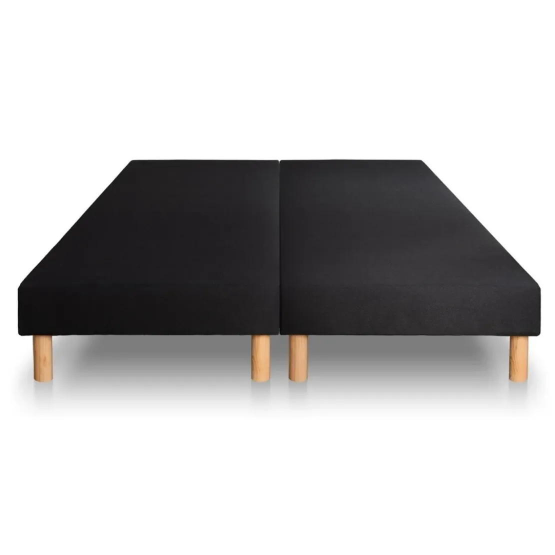 Prestige literieEnsemble Suite Ressorts ensaches, memoire de forme 5 zones double sommier noir