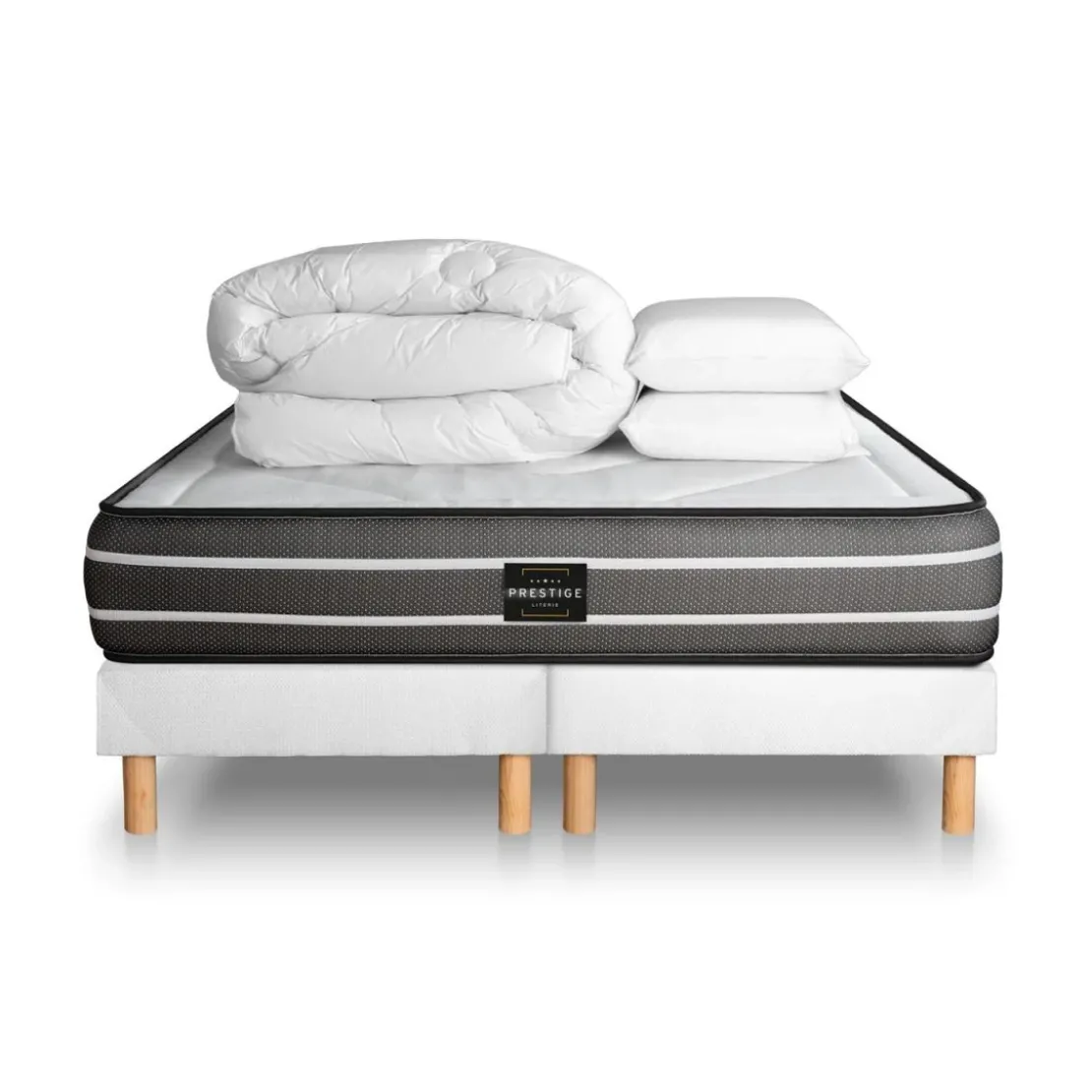 Prestige literiePack Exclusive sommier blanc