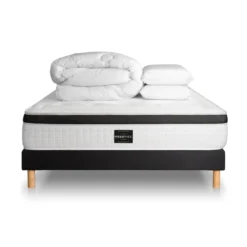 Prestige literiePack Privilège Memoire de forme 5 zones sommier noir