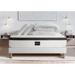 Prestige literiePack Privilège sommier Kit Blanc