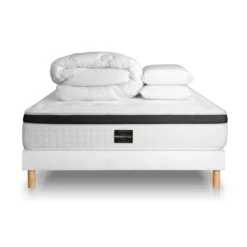 Prestige literiePack Privilège sommier Kit Blanc