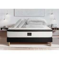 Prestige literiePack Privilège sommier Kit Noir