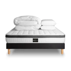 Prestige literiePack Superieur Memoire de forme 3 zones sommier noir