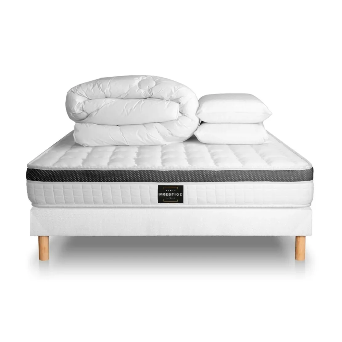 Prestige literiePack Superieur sommier Kit Blanc