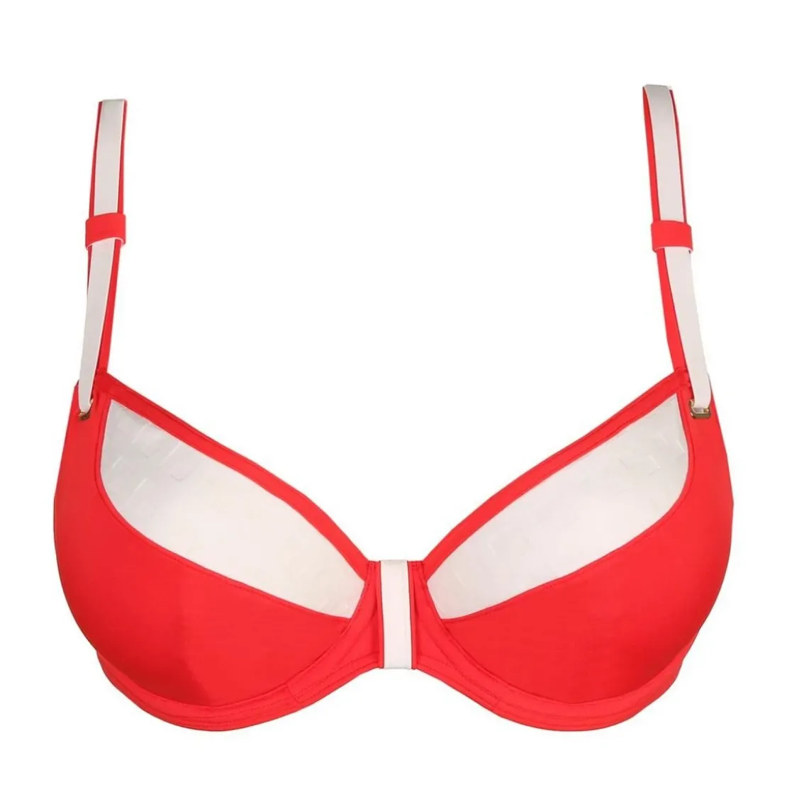 Prima Donna BainBikini plongeant coupe tulipe rouge Prima Donna - ISTRES