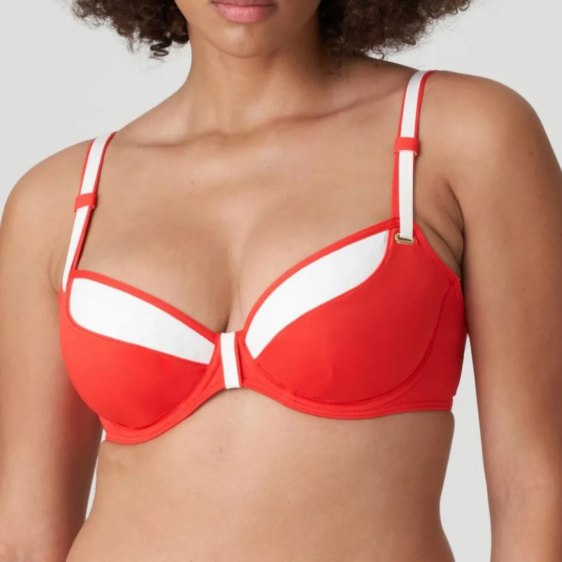 Prima Donna BainBikini plongeant coupe tulipe rouge Prima Donna - ISTRES