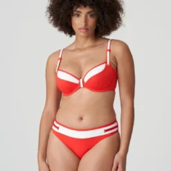 Prima Donna BainBikini plongeant coupe tulipe rouge Prima Donna - ISTRES
