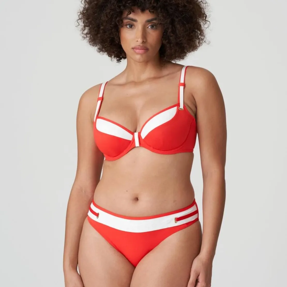 Prima Donna BainBikini plongeant coupe tulipe rouge Prima Donna - ISTRES